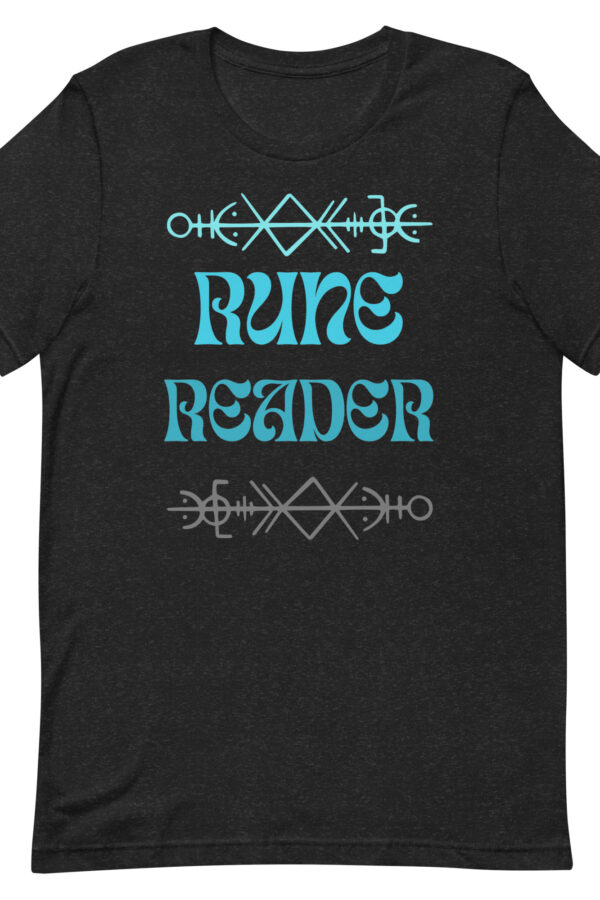 Rune Reader Aqua Script Unisex t-shirt